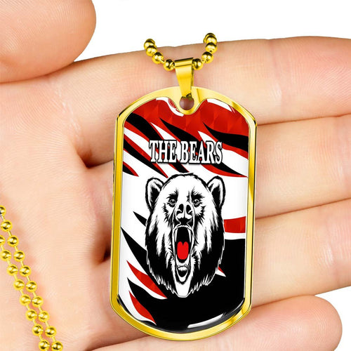 Vibe Hoodie Dog Tag - North Sydney Bears Unique - Rugby Team Dog Tag