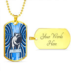 Vibe Hoodie Dog Tag - Canterbury-Bankstown Bulldogs Polygon - Rugby Team Dog Tag