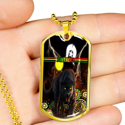 Vibe Hoodie Dog Tag - Penrith Panthers Naidoc - Rugby Team Dog Tag