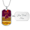 Vibe Hoodie Dog Tag - Brisbane Broncos Anzac Day Limited Edition - Rugby Team Dog Tag