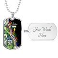 Vibe Hoodie Dog Tag - Canberra Raiders Naidoc - Rugby Team Dog Tag