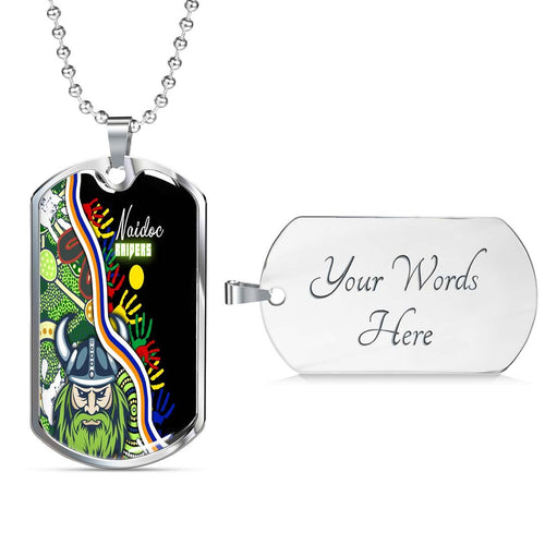 Vibe Hoodie Dog Tag - Canberra Raiders Naidoc - Rugby Team Dog Tag
