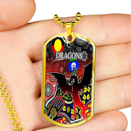 Vibe Hoodie Dog Tag - St. George Illawarra Dragons Indigenous Special - Rugby Team Dog Tag