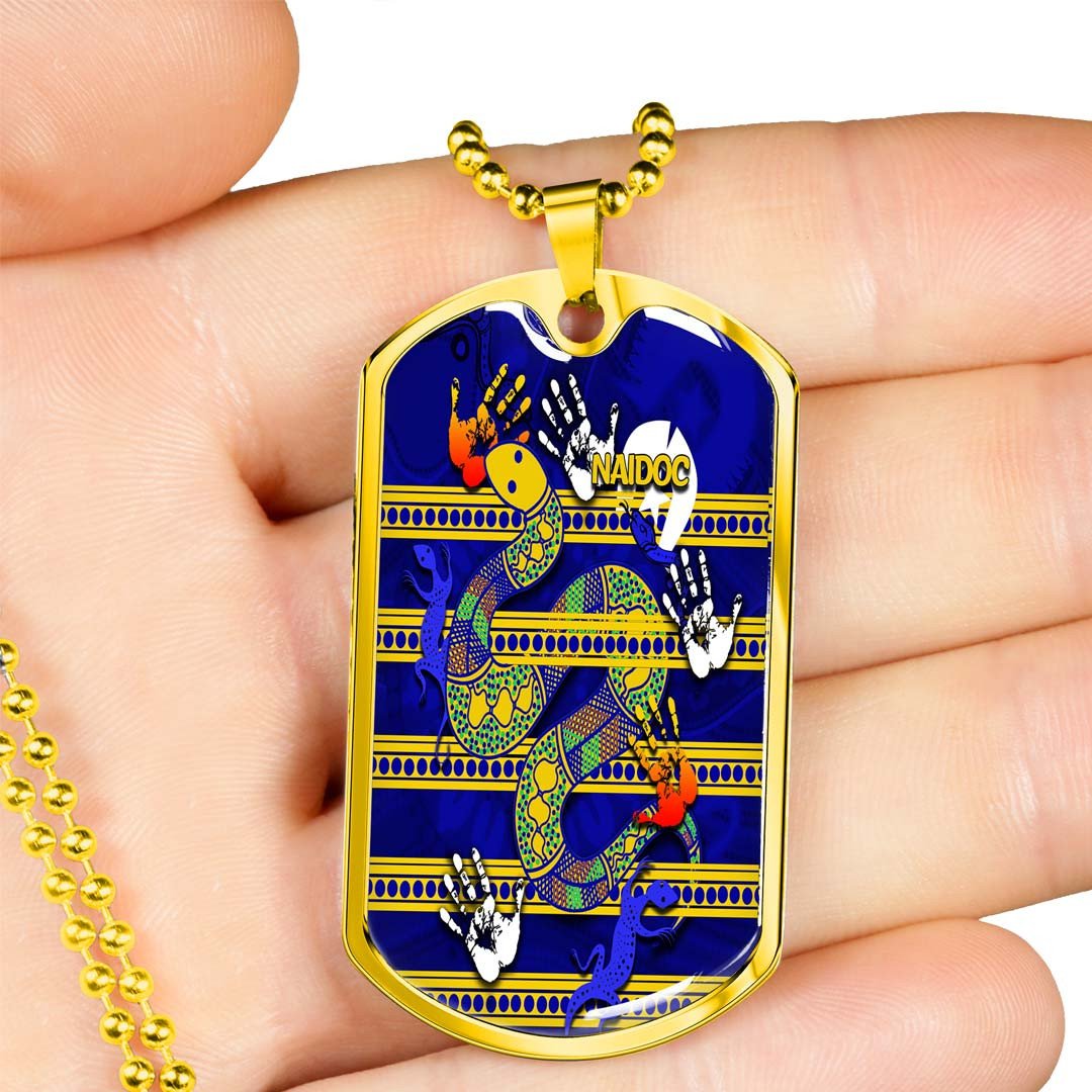 Vibe Hoodie Dog Tag - Parramatta Eels Naidoc New - Rugby Team Dog Tag