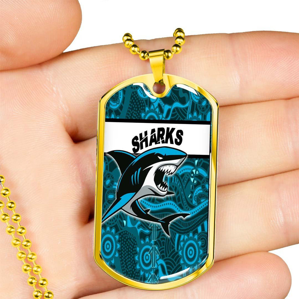 Vibe Hoodie Dog Tag - Cronulla-Sutherland Sharks Indigenous New - Rugby Team Dog Tag