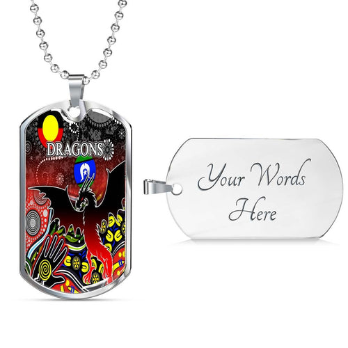 Vibe Hoodie Dog Tag - St. George Illawarra Dragons Indigenous Special - Rugby Team Dog Tag