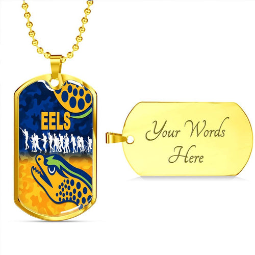 Vibe Hoodie Dog Tag - Parramatta Eels Anzac Day - Rugby Team Dog Tag