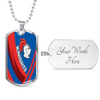 Vibe Hoodie Dog Tag - Newcastle Knights - Rugby Team Dog Tag