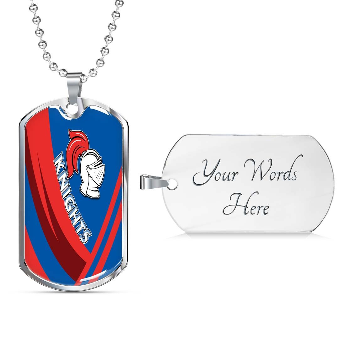 Vibe Hoodie Dog Tag - Newcastle Knights - Rugby Team Dog Tag