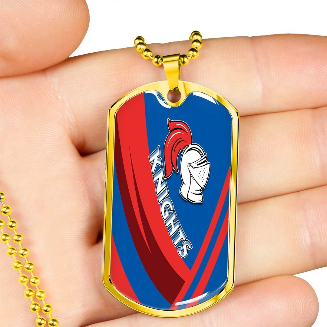 Vibe Hoodie Dog Tag - Newcastle Knights - Rugby Team Dog Tag