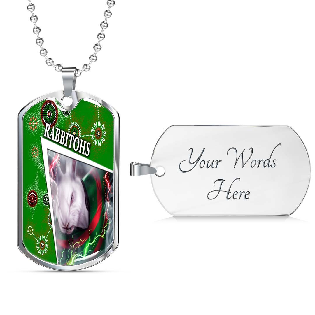 Vibe Hoodie Dog Tag - South Sydney Rabbitohs Special Style - Rugby Team Dog Tag
