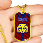 Vibe Hoodie Dog Tag - (Custom) Adelaide Rams - Rugby Team Dog Tag