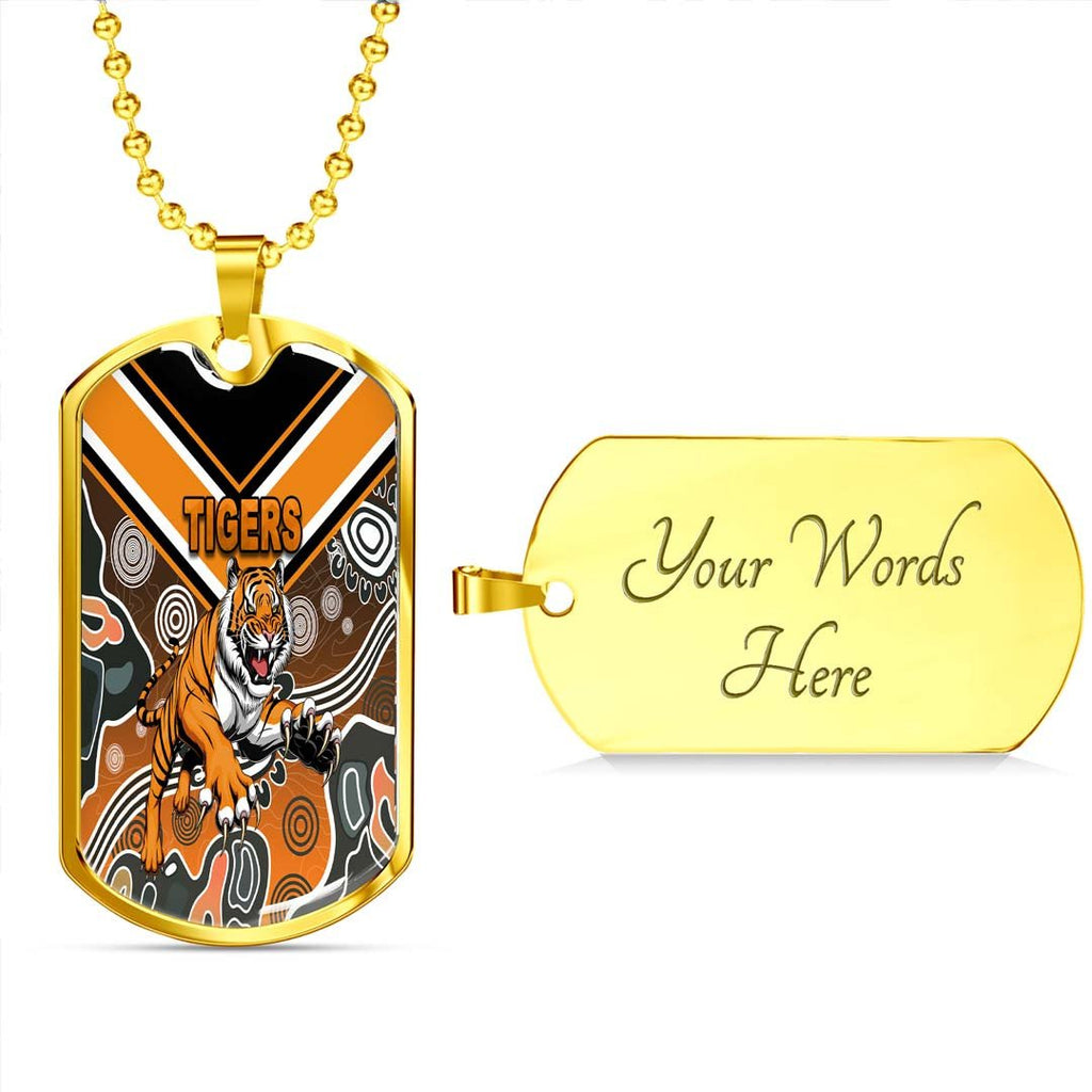 Vibe Hoodie Dog Tag - Wests Tigers Indigenous - Rugby Team Dog Tag