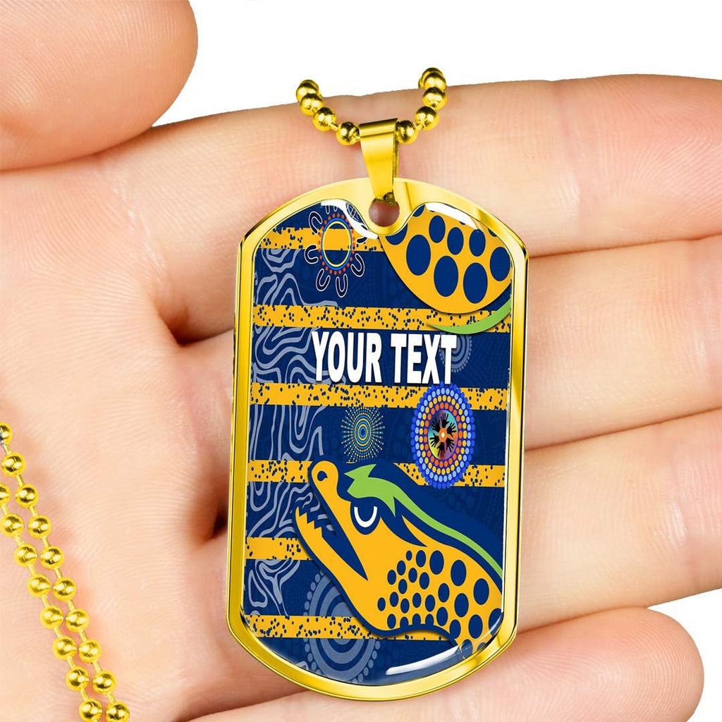 Vibe Hoodie Dog Tag - (Custom) Parramatta Eels Indigenous Unique - Rugby Team Dog Tag