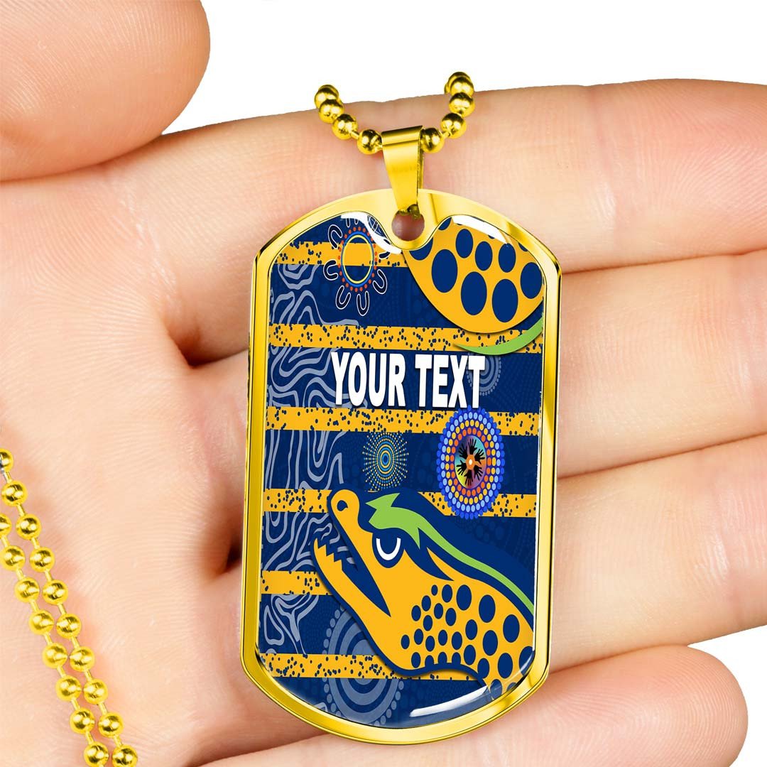 Vibe Hoodie Dog Tag - (Custom) Parramatta Eels Indigenous Unique - Rugby Team Dog Tag