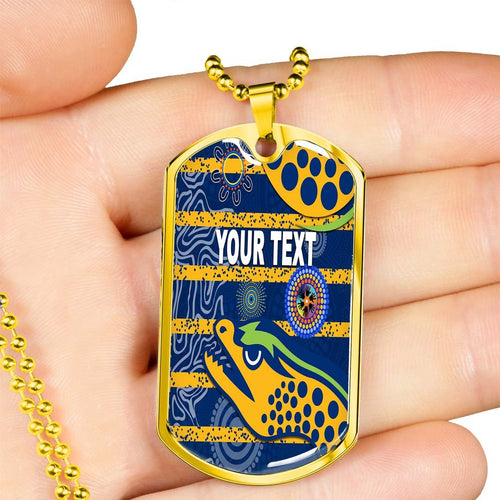 Vibe Hoodie Dog Tag - (Custom) Parramatta Eels Indigenous Unique - Rugby Team Dog Tag