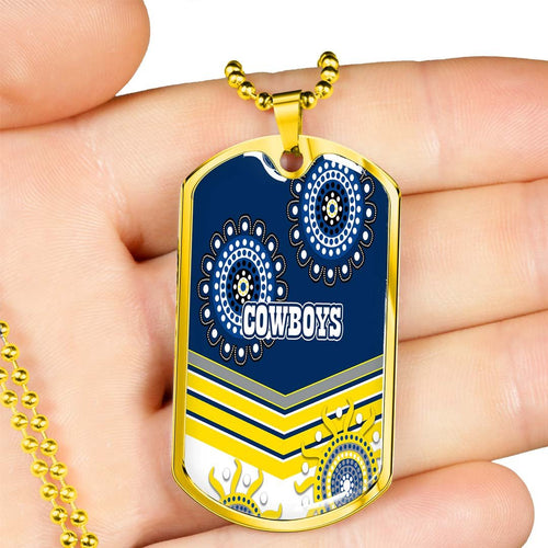 Vibe Hoodie Dog Tag - North Queensland Cowboys Unique - Rugby Team Dog Tag