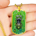 Vibe Hoodie Dog Tag - (Custom) Canberra Raiders Simple Indigenous - Rugby Team Dog Tag