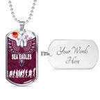 Vibe Hoodie Dog Tag - Manly-Warringah Sea Eagles Camoflage Vibes - Rugby Team Dog Tag