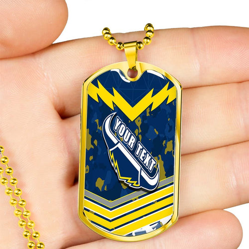 Vibe Hoodie Dog Tag - (Custom) North Queensland Cowboys Camo Style - Rugby Team Dog Tag