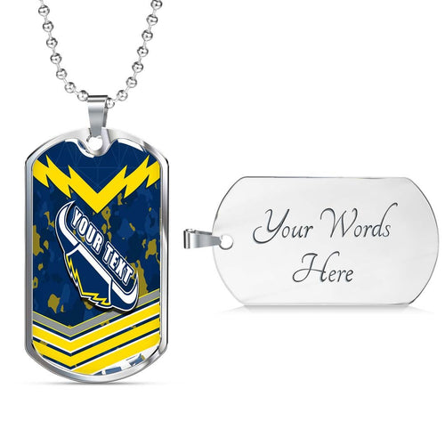 Vibe Hoodie Dog Tag - (Custom) North Queensland Cowboys Camo Style - Rugby Team Dog Tag