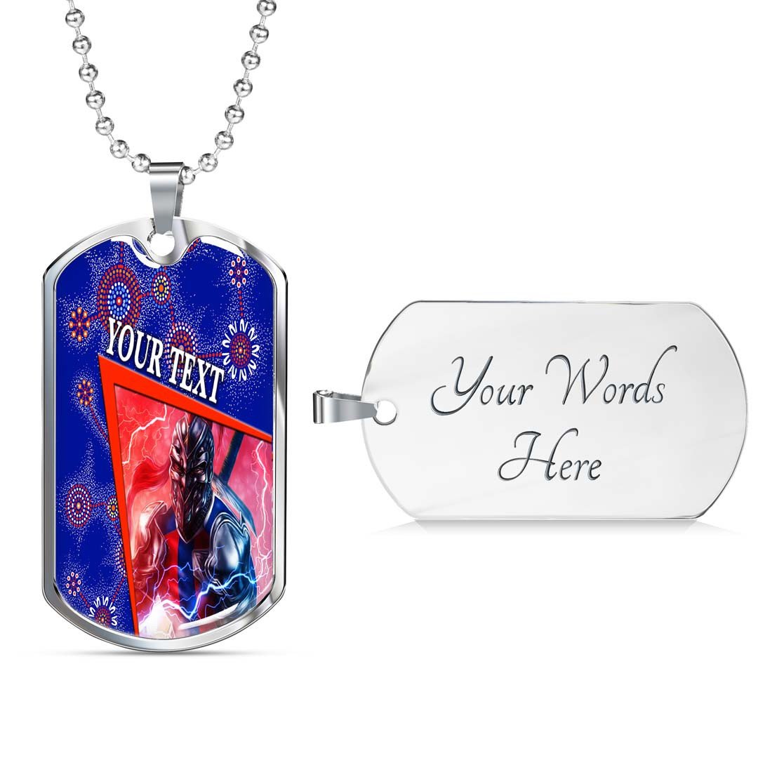 Vibe Hoodie Dog Tag - (Custom) Newcastle Knights Special Style - Rugby Team Dog Tag