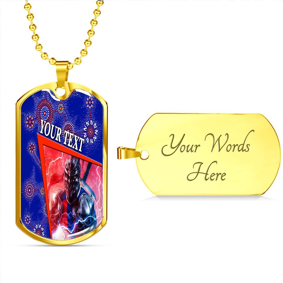 Vibe Hoodie Dog Tag - (Custom) Newcastle Knights Special Style - Rugby Team Dog Tag