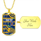 Vibe Hoodie Dog Tag - (Custom) Parramatta Eels Indigenous Unique - Rugby Team Dog Tag