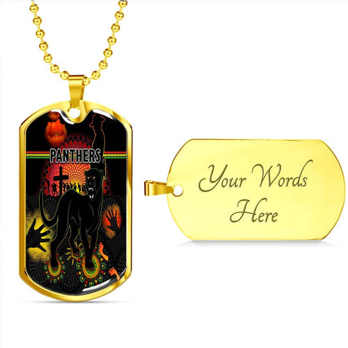 Vibe Hoodie Dog Tag - Penrith Panthers Anzac Day - Lest We Forget - Rugby Team Dog Tag