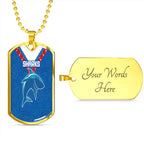 Vibe Hoodie Dog Tag - Cronulla-Sutherland Sharks Simple Style - Rugby Team Dog Tag