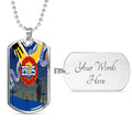 Vibe Hoodie Dog Tag - Parramatta Eels Anzac Day, Poppy - Rugby Team Dog Tag
