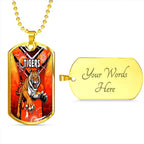 Vibe Hoodie Dog Tag - Wests Tigers Special Indigenous - Rugby Team Dog Tag