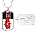 Vibe Hoodie Dog Tag - (Custom) REDs - Rugby Team Dog Tag