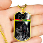 Vibe Hoodie Dog Tag - Penrith Panthers Indigenous Black - Rugby Team Dog Tag