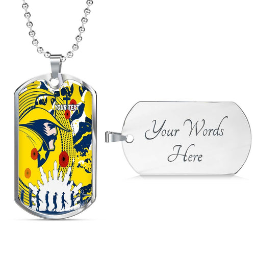 Vibe Hoodie Dog Tag - (Custom) North Queensland Cowboys Anzac Limited Edition - Rugby Team Dog Tag