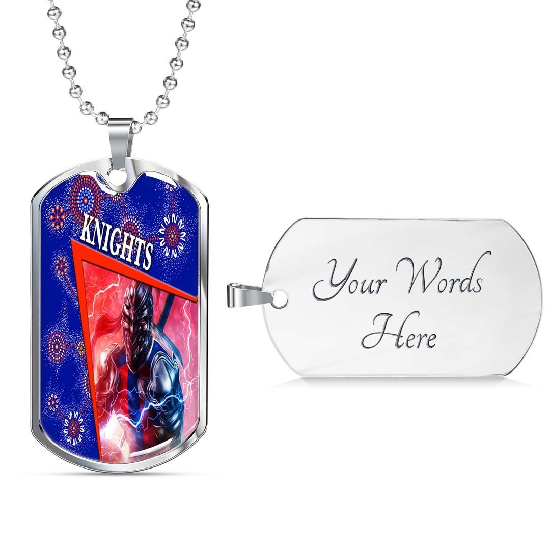 Vibe Hoodie Dog Tag - Newcastle Knights Special Style - Rugby Team Dog Tag