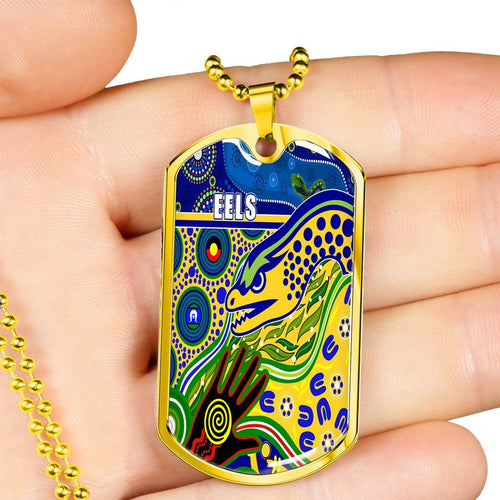 Vibe Hoodie Dog Tag - Parramatta Eels Indigenous Version 2.0 - Rugby Team Dog Tag