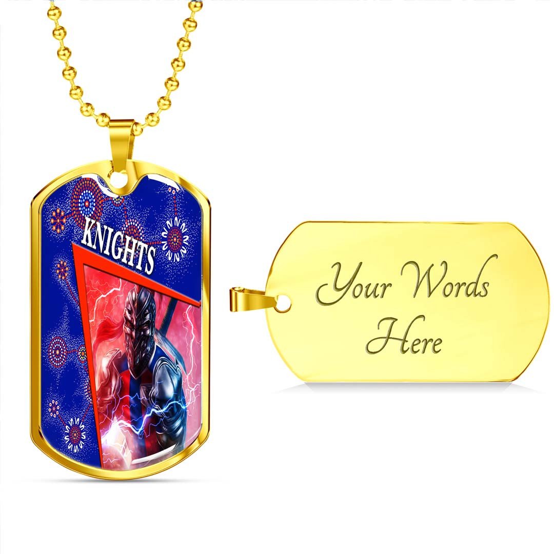 Vibe Hoodie Dog Tag - Newcastle Knights Special Style - Rugby Team Dog Tag
