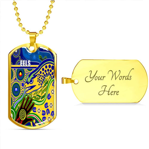 Vibe Hoodie Dog Tag - Parramatta Eels Indigenous Version 2.0 - Rugby Team Dog Tag