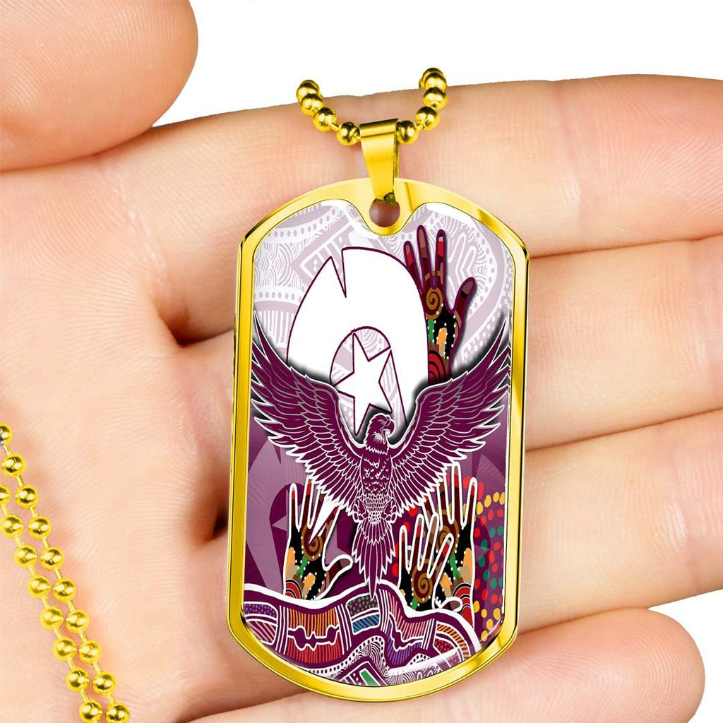 Vibe Hoodie Dog Tag - Manly-Warringah Sea Eagles Indigenous - Rugby Team Dog Tag