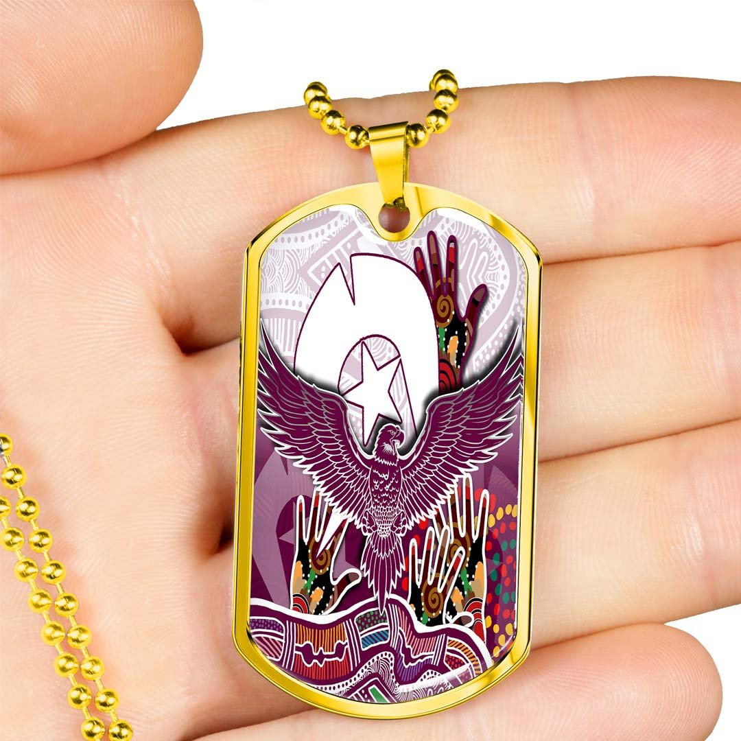 Vibe Hoodie Dog Tag - Manly-Warringah Sea Eagles Indigenous - Rugby Team Dog Tag