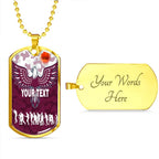 Vibe Hoodie Dog Tag - (Custom) Manly-Warringah Sea Eagles Camoflage Vibes - Rugby Team Dog Tag