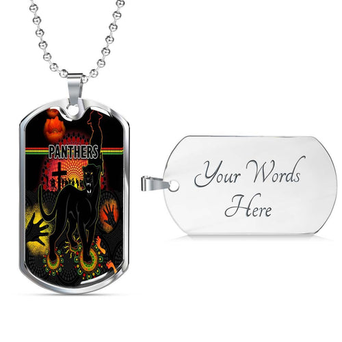 Vibe Hoodie Dog Tag - Penrith Panthers Anzac Day - Lest We Forget - Rugby Team Dog Tag