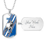 Vibe Hoodie Dog Tag - Canterbury-Bankstown Bulldogs Simple Style - Rugby Team Dog Tag