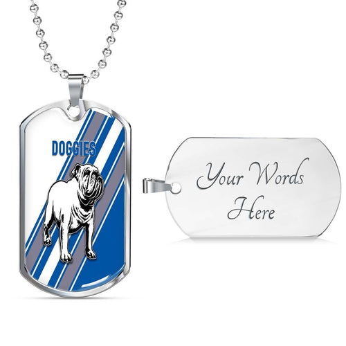 Vibe Hoodie Dog Tag - Canterbury-Bankstown Bulldogs Simple Style - Rugby Team Dog Tag