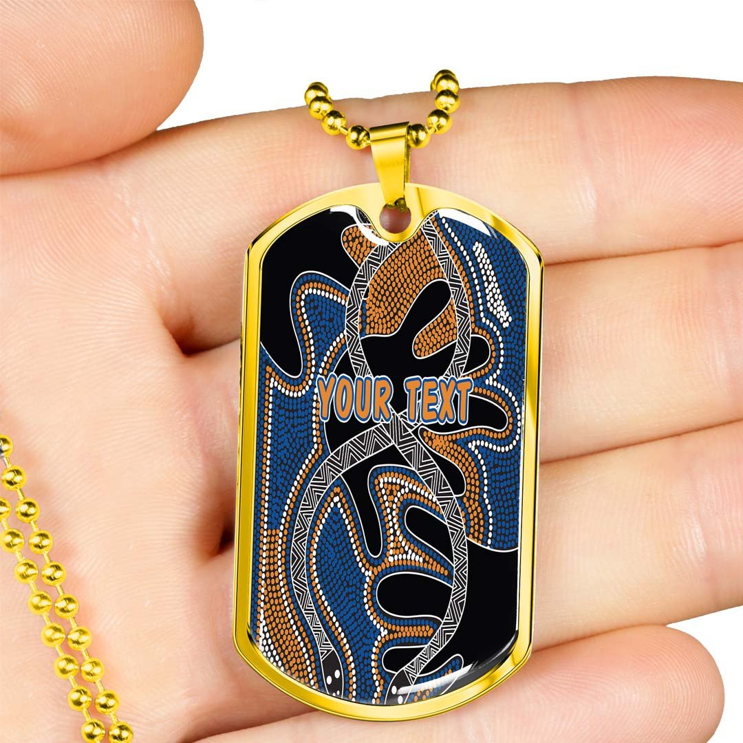 Vibe Hoodie Dog Tag - (Custom) Parramatta Eels Indigenous Special Style - Rugby Team Dog Tag