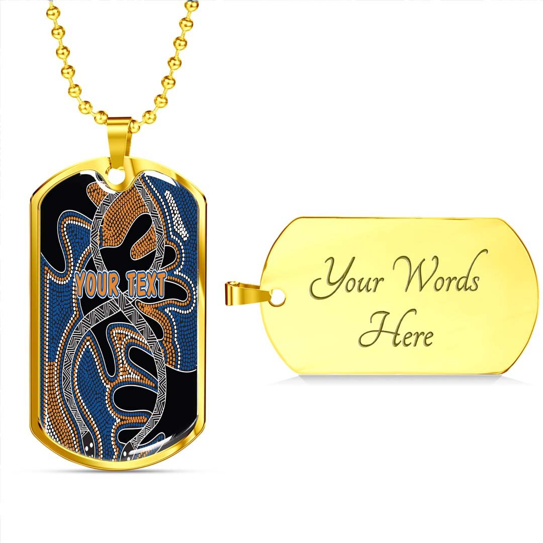 Vibe Hoodie Dog Tag - (Custom) Parramatta Eels Indigenous Special Style - Rugby Team Dog Tag