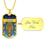 Vibe Hoodie Dog Tag - (Custom) Gold Coast Titans Naidoc New - Rugby Team Dog Tag