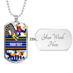 Vibe Hoodie Dog Tag - (Custom) Parramatta Eels Anzac Day & Camouflag - Rugby Team Dog Tag
