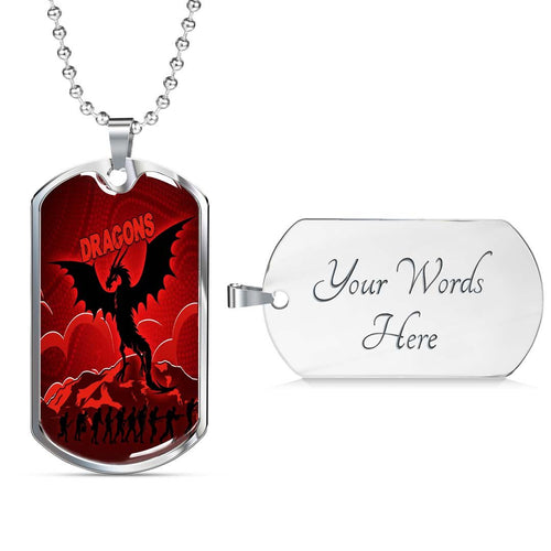 Vibe Hoodie Dog Tag - St. George Illawarra Dragons Indigenous Anzac Day - Rugby Team Dog Tag